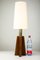 Lampe de Bureau Mid-Century avec Base en Bois de Doria Leuchten 5