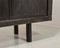 Credenza grande brutalista nera con accenti rossi, De Coene Style, Belgio, anni '60, Immagine 9