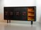 Large De Coene Style Belgian Brutalist Black Sideboard with Red Accents, 1960s, Image 5