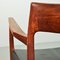 Danish Solid Teak & Black Leather 57 Desk Chair by Niels Otto Moller for J.L. Møllers, 1960s 18