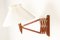 Vintage Danish Teak Scissor Sconce from Lyfa, 1960s, Image 3