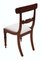 William IV Mahogany Bar Back Dining Chairs, 1830s, Set of 4, Image 5