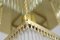 Brass Chandelier with Glass Rods, 1980s, Image 8