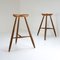 Danish Tripod Stools from Arne Hovmand-Olsen, 1940s, Set of 2 18