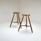 Danish Tripod Stools from Arne Hovmand-Olsen, 1940s, Set of 2, Image 5