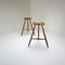 Danish Tripod Stools from Arne Hovmand-Olsen, 1940s, Set of 2 11