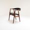 Danish Skai & Afromosia Model 213 Desk Chair by Thomas Harlev for Farstrup Møbler, 1960s, Image 5