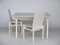 Esstisch & Stühle im Stil von Gerrit Rietveld, 1980er, 5er Set 6