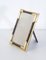Vintage Italian Picture Frame in Brass and Wood, Image 2