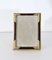 Vintage Italian Picture Frame in Brass and Wood, Image 5