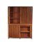 Wooden Highboard with Tambour Doors, 1950s 1