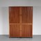 Wooden Highboard with Tambour Doors, 1950s, Image 5