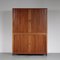 Wooden Highboard with Tambour Doors, 1950s, Image 4