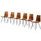 Model GA Chairs by Hans Bellmann for Horgen Glarus, Set of 6 1
