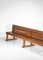 Large Solid Oak French Church Benches, 1960s, Set of 2 11