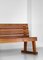 Large Solid Oak French Church Benches, 1960s, Set of 2, Image 3