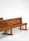 Large Solid Oak French Church Benches, 1960s, Set of 2, Image 17