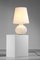 Grande Lampe en Verre Opalin par Max Enlarge pour Fontana Arte, 1960s 4