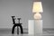 Grande Lampe en Verre Opalin par Max Enlarge pour Fontana Arte, 1960s 3