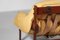 Armchair in Yellow Leather and Jacaranda Brazilian Design by Percival Lafer, 1960s 10