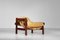 Armchair in Yellow Leather and Jacaranda Brazilian Design by Percival Lafer, 1960s 5