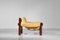 Sessel aus Gelbem Leder und Jacaranda Brasilianischem Design von Percival Lafer, 1960er 3