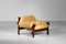 Armchair in Yellow Leather and Jacaranda Brazilian Design by Percival Lafer, 1960s 12