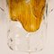 Mundgeblasene Murano Glas Wandlampe von JT Kalmar, 1970er 4