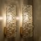 Handmade Brass and Glass Wall Lights by J.T. Kalmar, Set of 2 3