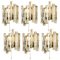 Ice Glass Wall Sconce, 1970s, Image 1