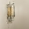 Ice Glass Wall Sconce, 1970s 7