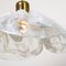 Four-Petal Flower Melting Glass Chandelier from Kalmar, 1970s, Set of 2, Image 2