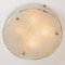 Large Thick Textured Glass Ceiling Light, 1960s 13