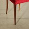 Beech & Velvet Chairs, 1950s, Set of 4 8