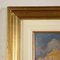 Cesare Gheduzzi, Mountain Landscape, Early 20th Century, Oil on Board, Framed 8