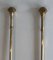 Neoclassical Style Brass Fireplace Tools, 1970s 4