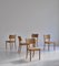 Model 1572 Dining Chairs by Karl Schroeder for Fritz Hansen, Denmark, 1930s, Set of 5, Image 11