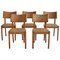 Model 1572 Dining Chairs by Karl Schroeder for Fritz Hansen, Denmark, 1930s, Set of 5, Image 1