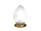 Opalescent Glass & Brass Lamp, 1950s, Image 1