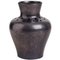 Schwarze Vase von Robert Picault, 1950er 1
