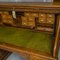 Antiker edwardianischer Schreibtisch mit Rolltür 6