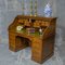 Antiker edwardianischer Schreibtisch mit Rolltür 10