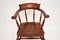 Antiker Viktorianischer Windsor Stuhl aus Ulmenholz 7