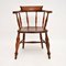 Antiker Viktorianischer Windsor Stuhl aus Ulmenholz 2