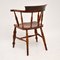 Antiker Viktorianischer Windsor Stuhl aus Ulmenholz 10