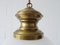 Murano Glass & Brass Ceiling Lamp from Peill & Putzler, 1970s, Image 9