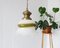 Murano Glass & Brass Ceiling Lamp from Peill & Putzler, 1970s, Image 2