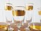 Mid-Century Gilded Glasses, Set of 12, Image 3