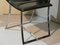 Italian Steel, Glass & Vinyl Dining Table & Chairs, 1970s, Set of 7 32