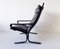 Black Siesta Lounge Chair by Ingmar Relling for Westnofa, 1960s 3